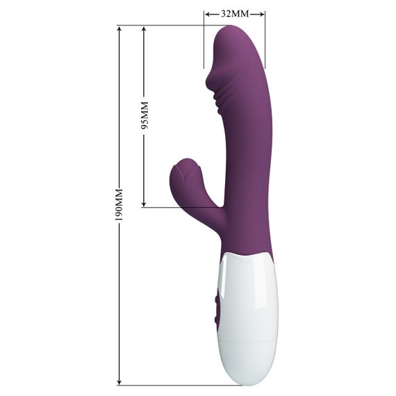 Вібратор - Pretty Love Snappy Vibrator Dark Purple Sex Aura | Зображення 8