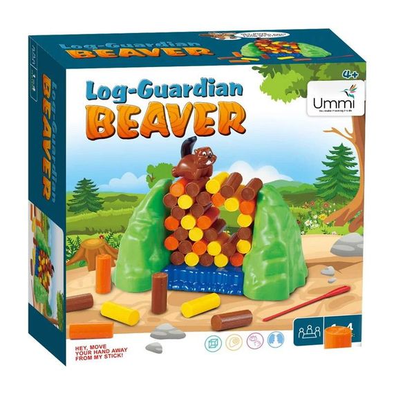 Настільна інтерактивна гра Ummi 556-A2 Log-Guardian Beaver Game Green | Зображення 2
