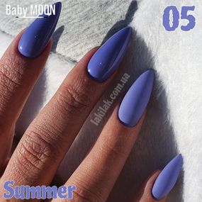Гель-лак BABY MOON Summer №05 фиолетовый, 6 мл