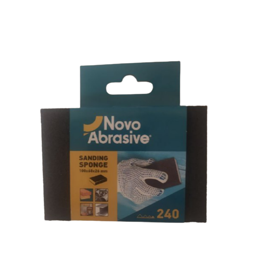 Губка шліфувальна 100*68*26мм Р240 NovoAbrasive