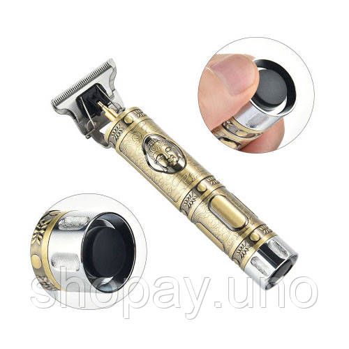 Триммер с регулируемой длиной Shuke SK-8017, Аккумуляторная машинка-триммер для стрижки волос TV-65 | Зображення 9