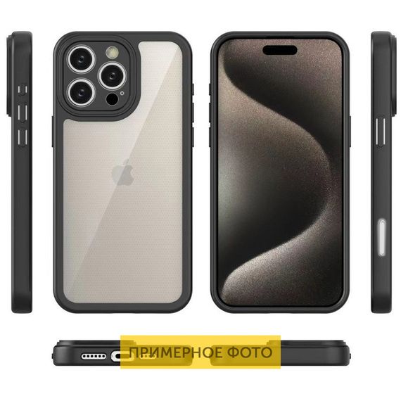 TPU чехол Transparent + Colour 1,5mm для Apple iPhone 16 (6.1") | Зображення 1