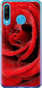 Чехол на Huawei P30 Lite Красная роза "529u-1651-17620"
