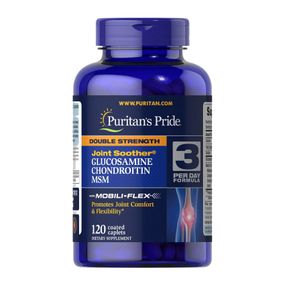 Double Strength Glucosamine, Chondroitin &amp; MSM (120 caplets)