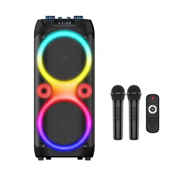 Беспроводная караоке-колонка с двумя микрофонами SPS ZQS10213