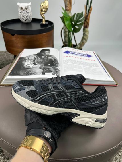 Чоловічі кросівки  ASICS Gel-1130 Black Dark Grey весна / літо / осінь A3776 | Зображення 1