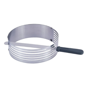 Форма для бісквіту 24,5-30см регульована з отвором для нарізки + ніж 7799 KAMILLE