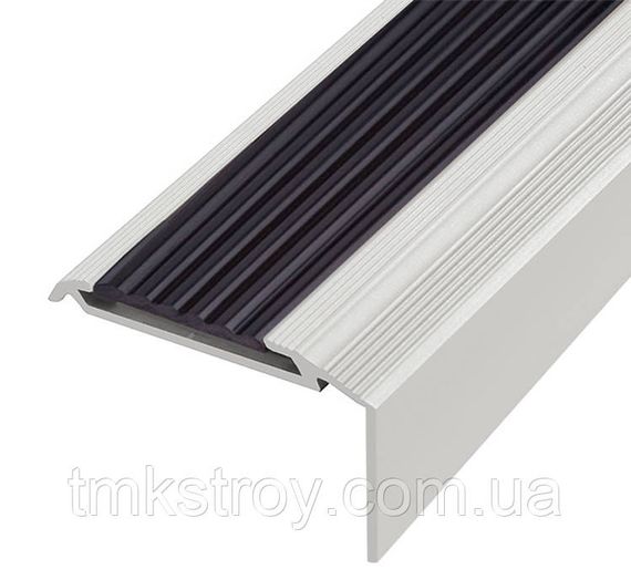 Антискользящий порог угловой с резиновой вставкой УЛ 151 2