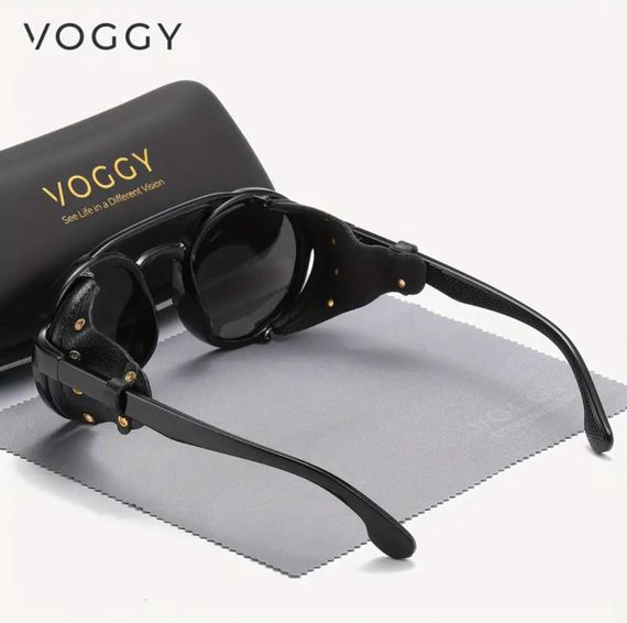 Окуляри для сонця Voggy Black з ефектом затемнення та сучасним дизайном | Зображення 1
