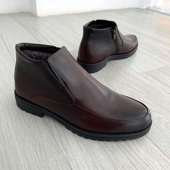 Коричневі черевики шкіряні 41 43 45 розмір.