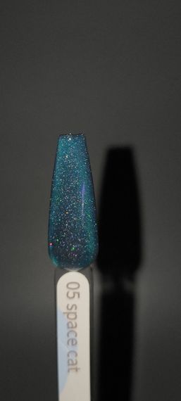 Светоотражающий гель-лак Gelix Space Cat №5 (с эффектом кошачего глаза) 8мл | Зображення 3