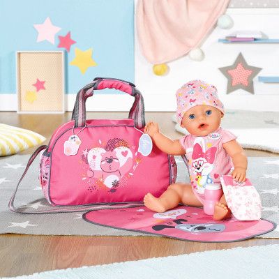 Аксессуар к кукле Zapf Сумка для куклы Baby Born Забота о малыше S2 с аксессуарами (832455) | Зображення 3