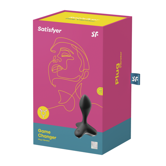 Анальна пробка з вібрацією Game Changer колір: чорний Satisfyer (Німеччина) | Зображення 7