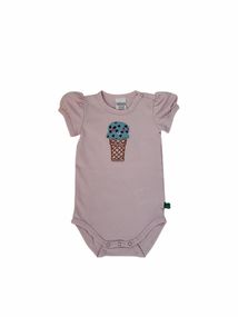 Дитяче боді для новонародженої дівчинки Green Cotton 62 см Світло-рожевий (25111227)