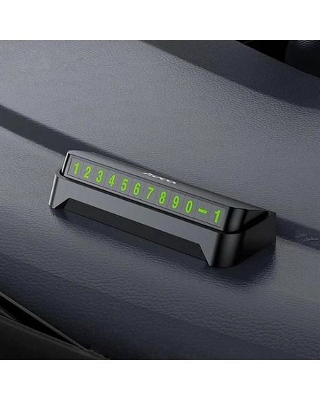 Паркувальна автовізитка Hoco DPH02 на панель автомобіля Black | Зображення 5