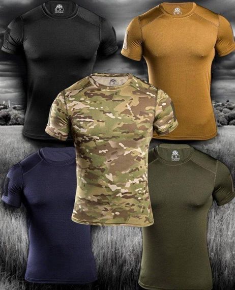 Тактична футболка, що відводить піт, samuray Cooltuch black | Зображення 2