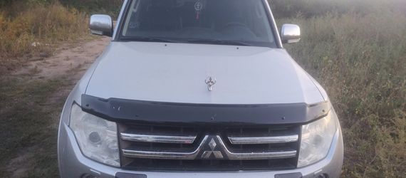 Дефлектор капоту (EuroCap) для Mitsubishi Pajero Wagon IV | Зображення 2