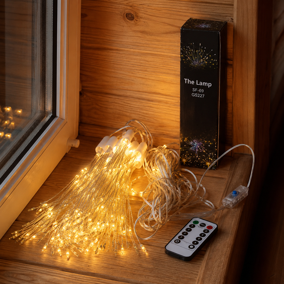 Гірлянда Кульбабаба 10 м, від USB, The lamp, Теплий і мікс/ Гірлянда для декору/Світлодіодна гірлянда | Зображення 3