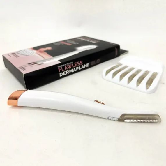 Триммер-эпилятор женский Flawless Dermaplane Glo, эпилятор для интимных зон | Зображення 3