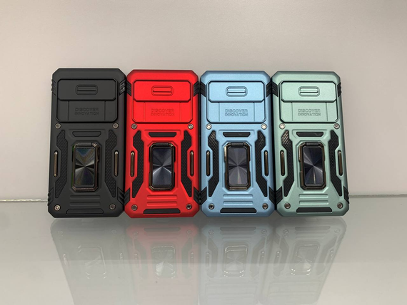 Google Pixel 8 червоний протиударний Чохол накладка Ring Magnet Camera slide з кільцем | Зображення 1