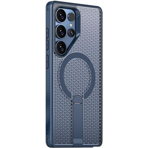 Чохол TPU Breeze with MagSafe stand для Samsung Galaxy S25 Ultra Blue | Зображення 1