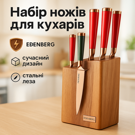 Ергономічні ножі для кухні, Набір литих кухонних ножів, Ножі для кухонних потреб Товари кухні SM-40