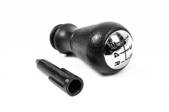 Ручка КПП 2403.AP (черная-2023хром) для Peugeot 206 | Зображення 3