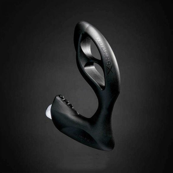 Массажер простаты размер S, XPANDER X4+ rechargeable PowerRocket, черный, 9.5 см sexstyle | Зображення 1
