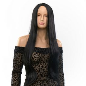 Парик прямой Fetish Hair черный, 60 см Sex Aura