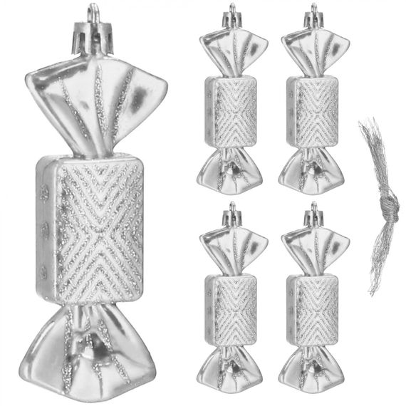 Набір іграшок ялинкових Springos h=8 см 5 шт CA0165