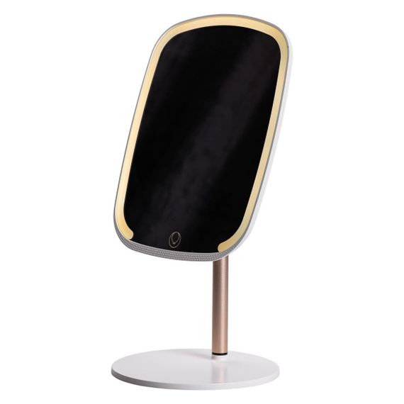 Настільне дзеркало з підсвічуванням 23х18 см для макіяжу на ніжці Біле HP-10-6AW | Зображення 1