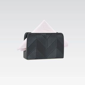 Салфетница керамическая Maestro MR-20003-44 Geometry Black настольная подставка для салфеток