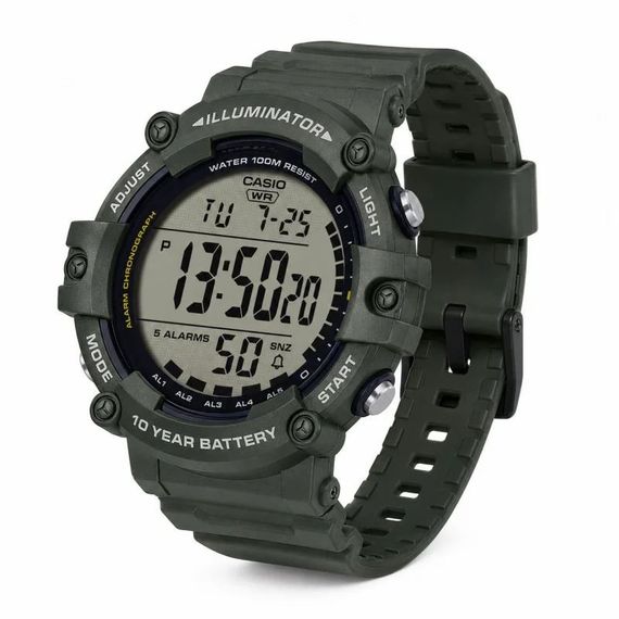 Чоловічий годинник Casio Illuminator AE-1500WHX-3A спортивні