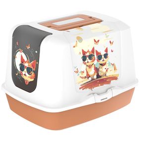 Moderna Trendy Cat Indy & Louise туалет закрыт для кошек, 58 см х 45 см х 42 см