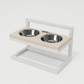 Миски на подставке с регулировкой высоты Hollky Flex S FS-422523-WHNT