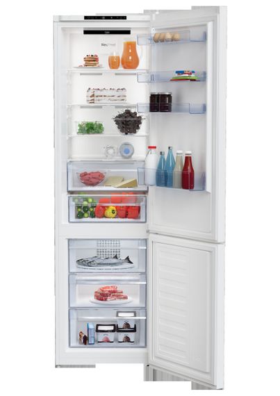 Холод. с нижн. мороз. кам. BEKO RCNA406I30W, 203х67х60см, 2 дв., Холод.отд. - 253л, Мороз. отд. - 109л, A++, NF, Белый (RCNA406I30W) | Зображення 2