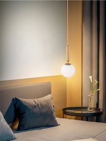 Люстра підвісна на 1 лампочку 27051 Латунь 40-100х15х15 см.