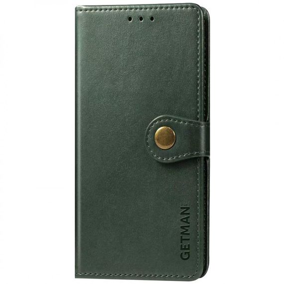 Шкіряний чохол-книжка GETMAN Gallant (PU) для Samsung Galaxy A05 Зелений