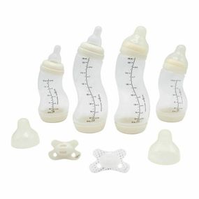 Набор для кормления новорожденных Difrax S-bottle Natural 4 антиколиковые бутылочки, 2 пустышки (603)