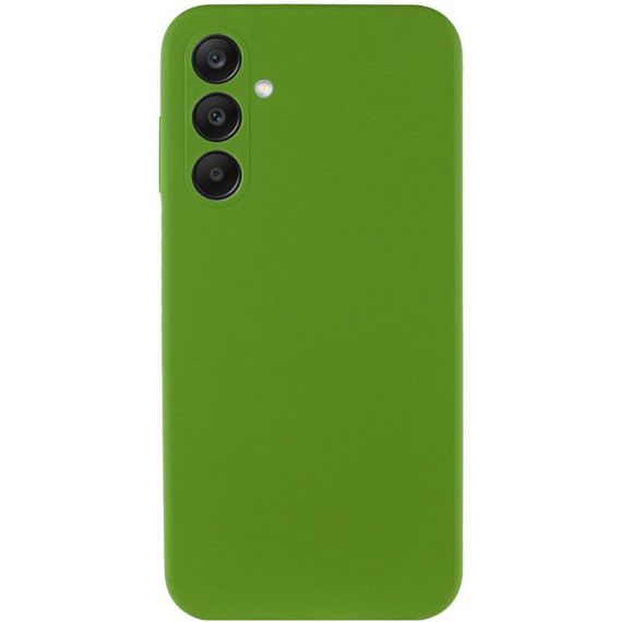 Чехол Silicone Cover Ummi Lakshmi Full Camera (AA) для Samsung Galaxy A36 5G Зеленый / Dark green | Зображення 1