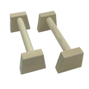Паралетсы, упоры для отжимания деревянные Wood Gym Push Up NE-WD-40 из бука 40 см 2 шт