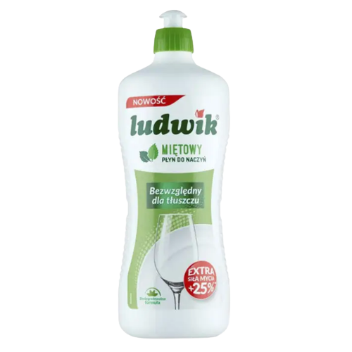 Засіб для миття посуду 450гр М'ята Ludwik