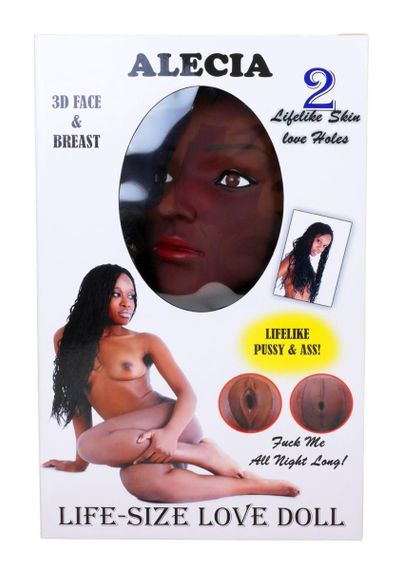 Надувна лялька - Alecia 3D Vibrating | Зображення 7