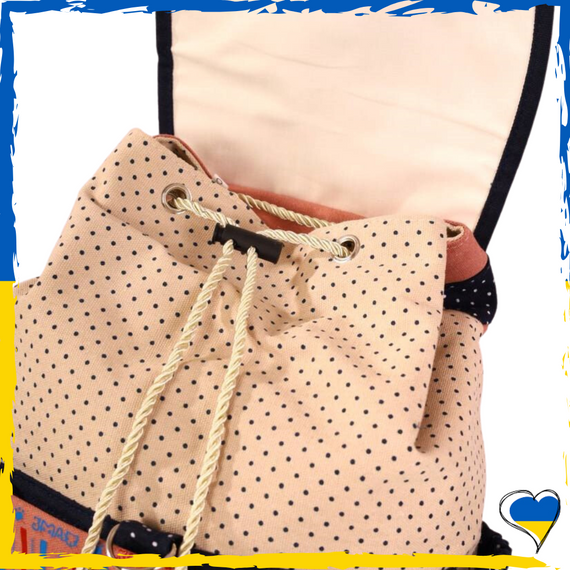 Рюкзак вмісткий жіночий. Текстиль Вмісткий, симпатичний | Зображення 2