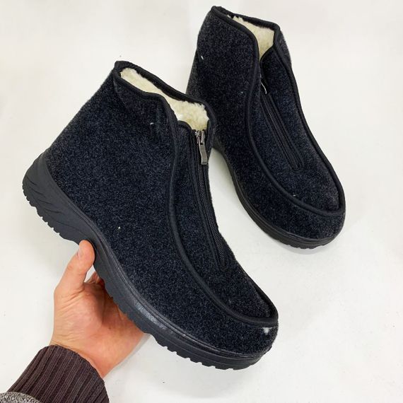 Легкі чоботи для риболовлі 42р, Бурки дедушки, Черевики робочі полегшені, Черевики робочі чоловічі IC-55 | Зображення 6