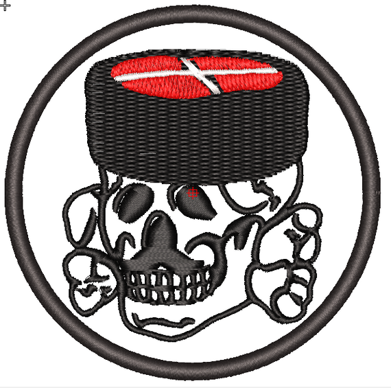Шеврон Череп у шапці | Зображення 1