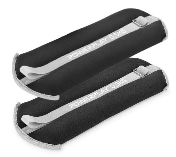 Обважнювачі-манжети для ніг та рук PowerPlay PP-4349 Ankle/Wrist Weights (2 шт*2 кг) Чорні (PP_4349_Black_2) | Зображення 6