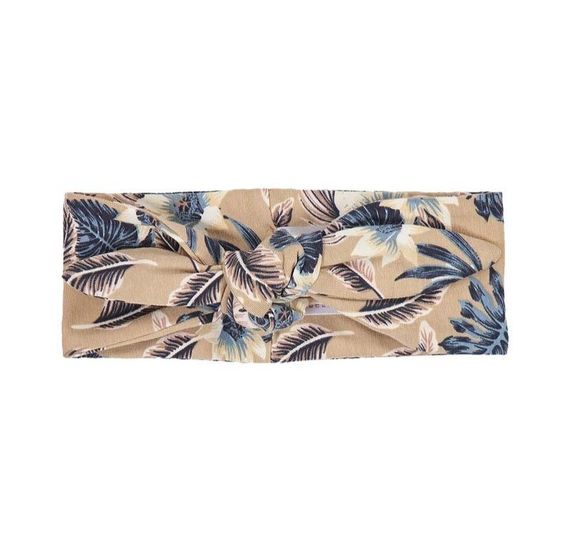 Дитяча пов'язка на голову для дівчинки Green Cotton One Size Бежева (251112135)