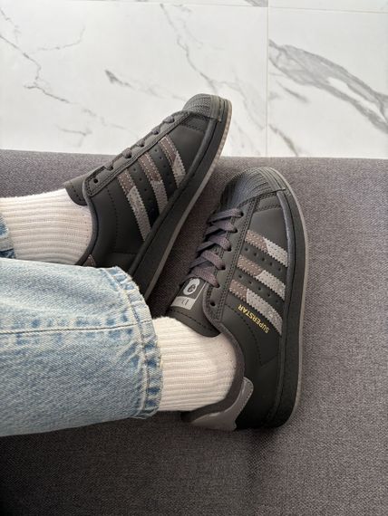 Кроссовки Superstar x Dime Black  (качество) 1039 | Зображення 6