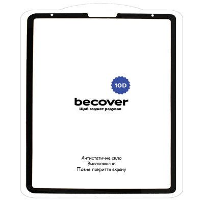 Стекло защитное BeCover 10D Apple iPad Pro 12.9 2020/2021/2022 Black (710574) | Зображення 1